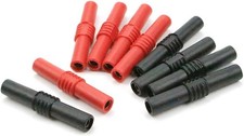 TKDMR 10pcs Insulated 4mm Banana Jack Female to 'Black', 'Red' 