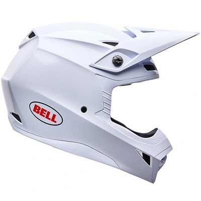 BELL MX-10 MIPS SOLID WHITE OFF ROAD MOTOCROSS ENDURO MX MOTORRAD BIKE HELM