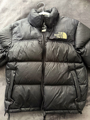 The North Face Damen Daunenjacke 700 Schwarz Gr. S kurz Nylon Reißverschluss