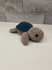 Handmade Sea Turtle Crochet Plushie Stuffed Animal Toy Green Soft