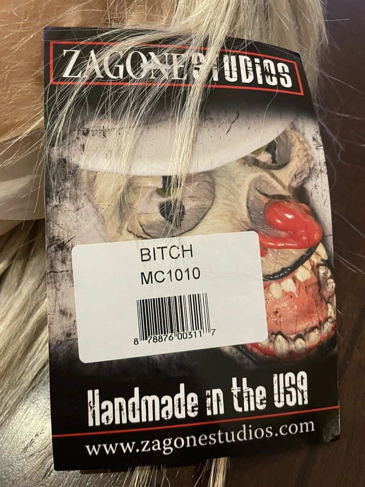 Adult Zagone Studios Hand Made “Bitch” Mask - Image 4 of 4