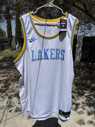 Nike LA Lakers Classic Edition Swingman Jersey White Size XXL