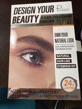 Eyebrow Pencil Makeup Kit Waterproof 2-IN-1 Microblading Pen, Deep Brown