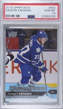 2016-17 Upper Deck Young Guns Kasperi Kapanen #452 PSA 10 GEM MT z1b