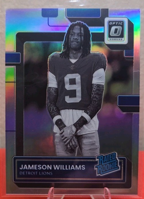2022 Panini Optic Football Jameson Williams Rated Rookie Variation #208