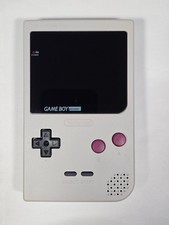 Gameboy Pocket grau Classic look, neues IPS LCD-Display, neues Gehäuse, wie Neu