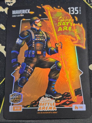 2026 Bo Jackson Battle Arena #BF-121 Cooper Flagg Battlefoil Fire Maverick