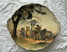 Pair of Vintage RoyalDoulton Old English Scenes ?The Gipsies? Plates?Series Ware