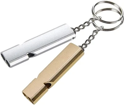 XCOZU 2 Stück Trillerpfeife, Signalpfeife Trillerpfeife Laut Notfall, Trillerpfeifen