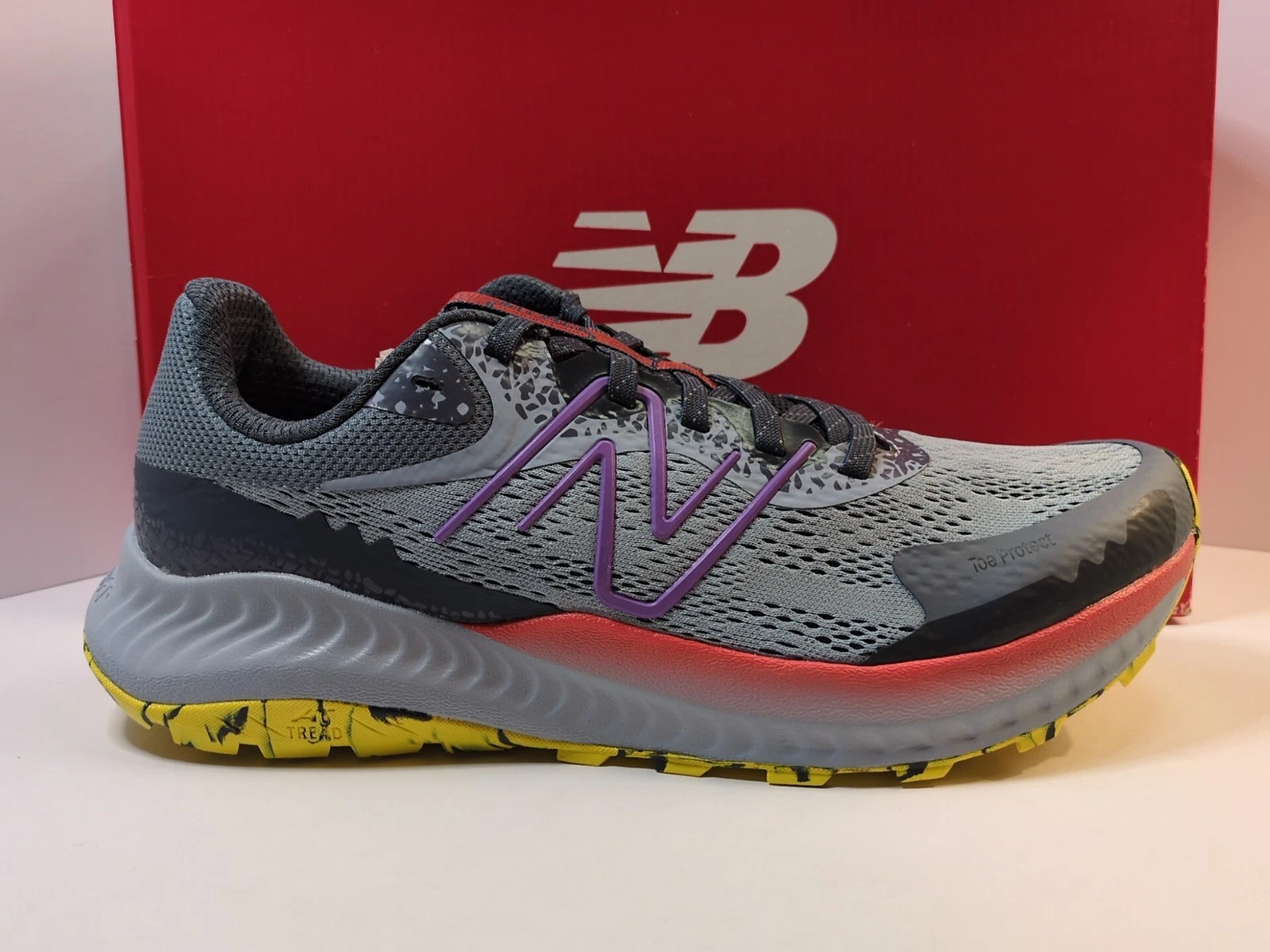NEW BALANCE WOMEN'S 10.5 DYNASOFT NITREL V5 WTNTRLG5 TRAIL RUNNING SHOES