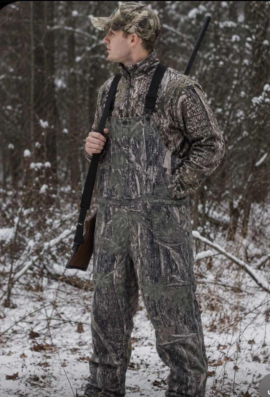 Gander Mountain Camo Insulated Hunting Bib Overalls Men’s XL Tall