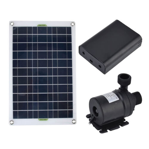 800L/H Solarpanel Powered Wasserpumpe Fisch Aquarium Garten Pool Teichbrunnen - Bild 4 von 9