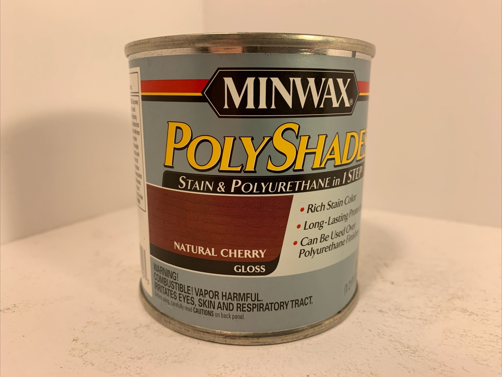 Minwax PolyShades Wood Stain + Polyurethane Finish ½ Pint Natural