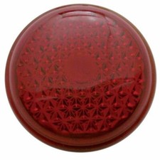 1937 Ford Passenger Car Rear Tail Light Lamp Red Lens