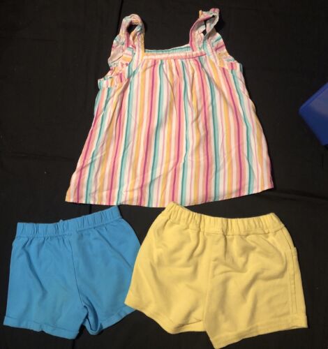 Mädchen Größe 7/8 (3) Stück Set 2 Shorts & 1 Shirt Wonder Nation/365 Kinder #990 - Bild 5 von 22