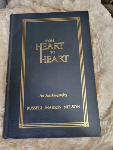 Autographed Latter-day Saint. Mormon. Russell M. Nelson autobiography. Rare.