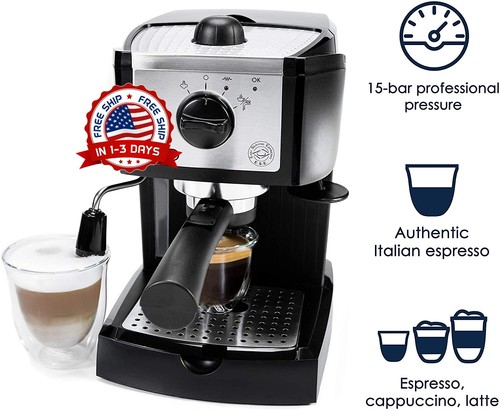Espresso Cappuccino Maker BAR Pump Coffee Machine Commercial Maquina De Cafe  NEW 616695800193 | eBay