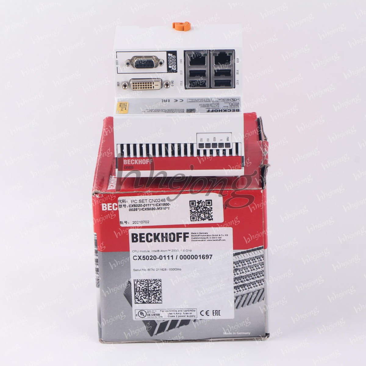 Module CPU BECKHOFF CX5020-0111 - Pour Automation - Neuf Sous Blister - Livraison Rapide