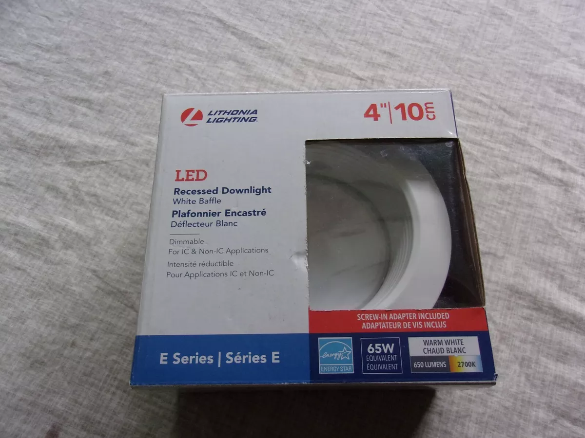 Lithonia lighting led recessed sale downlight e series