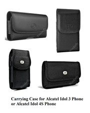Pouch for Alcatel Idol 3 or Idol 4S 5.5" phone with a protective case on it