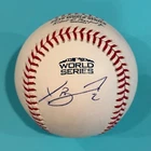 XANDER BOGAERTS (Red Sox) Signed Official 2018 WORLD SERIES Baseball Beckett