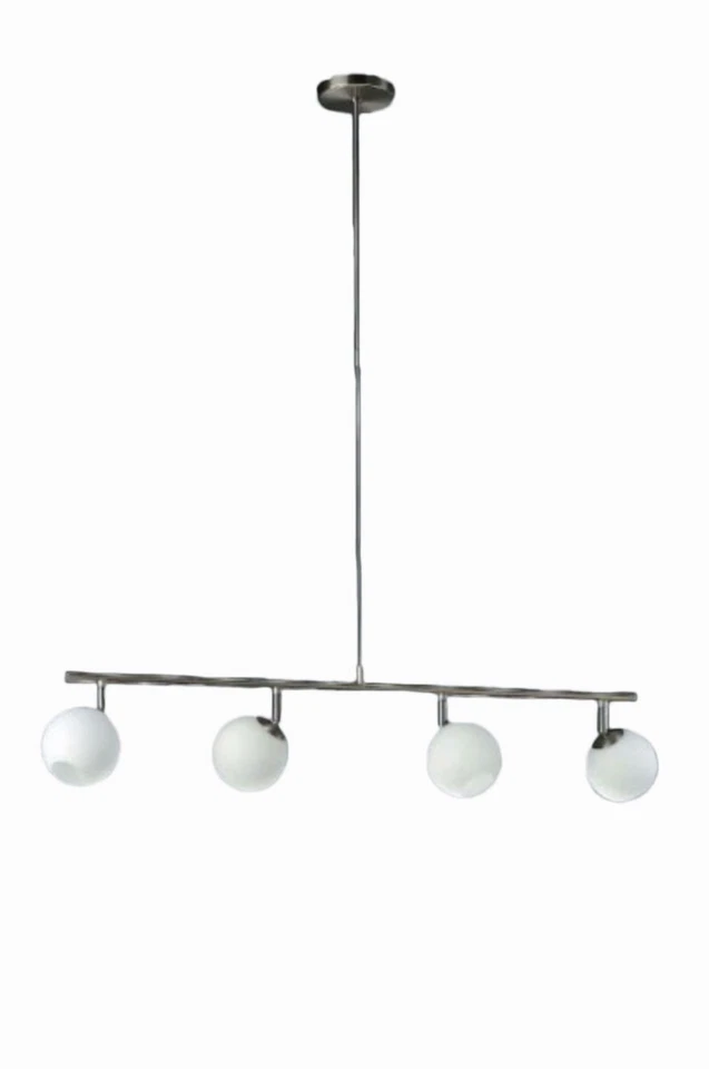 Halogen Glaspendel Modern 4-flg. ADLER Pendelleuchte 4x G9 340lm 2800K warmweiß - Bild 1 von 1