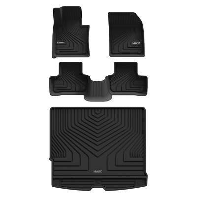 Floor Mats & Cargo Mat for Volvo XC60 2018-2026 Gasoline TPE 1st & 2nd Row Liner