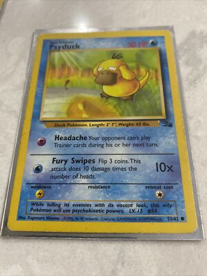 Rare 1995 Pokemon. 1st Edition. Psyduck 65/82 | eBay Rare 1995 Pokemon. 1st Edition. Psyduck 65/82 | eBay