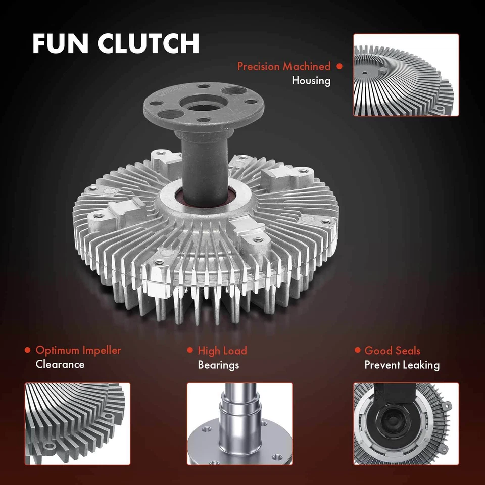 Embrague ventilador radiador para Mazda 929 1992 1993 1994 1995 MPV 1996 1997 1998 V6 3,0 L Foto 3 de 4