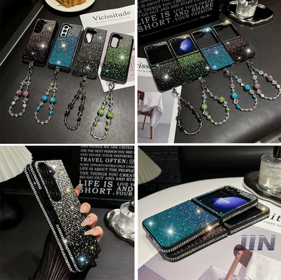 Glitter Bling Sparkle Diamond Case For Samsung Galaxy Fold 6 5 4 3 ZFlip 6/5/4/3