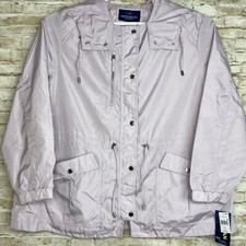 Mackintosh Women's Anorak Windbreaker Rain Jacket W/ Pockets Lilac Purple New