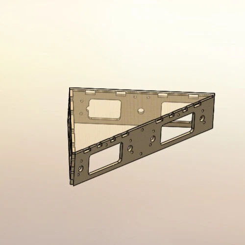 Modellbahn Unterbau Modulbauweise Spanten Rastermass 450 mm - Bild 2 von 4