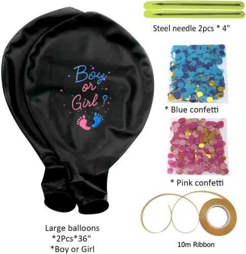 Baby Shower Balloons Boy Girl Gender reveal 1st Birthday Theme Party Decor UK - Picture 29 of 50