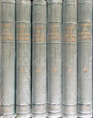 LA COMTESSE DE CHARNY. 6VV DUMAS ALEXANDRE LEVY FRERES 1860