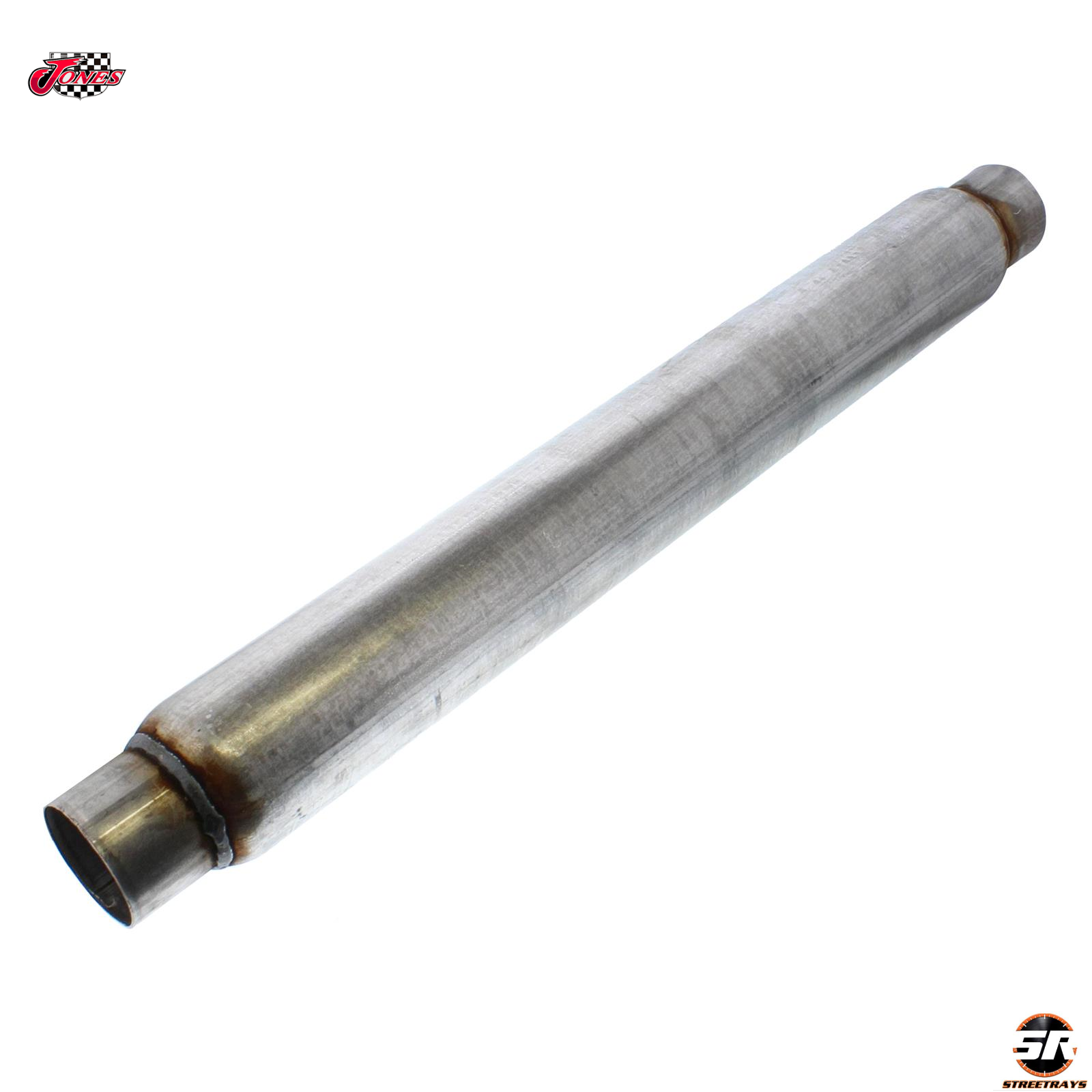 Jones Exhaust Muffler Glasspack 3" Inlet Outlet Steel 35" Overall