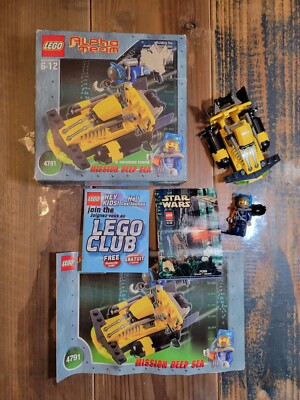 LEGO Alpha Team: Alpha Team Sub-Surface Scooter (4791) Deep Sea Submarine 