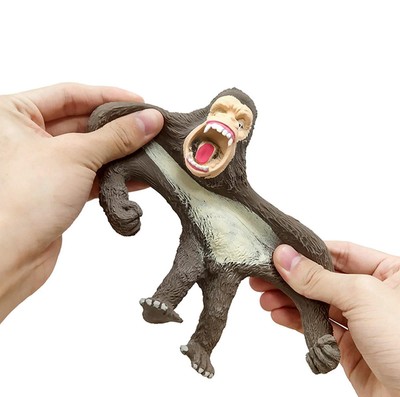 Monkey Stress Toy – Gorilla-Figur Zum Drücken & Dehnen, 16x17 Cm, Anti-Stress-Spielzeug Für Kinder & Erwachsene