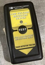 HD Electric Company  Low Voltage Detector Tester - Pt-lv-5 Proof Lv-s-5 Used