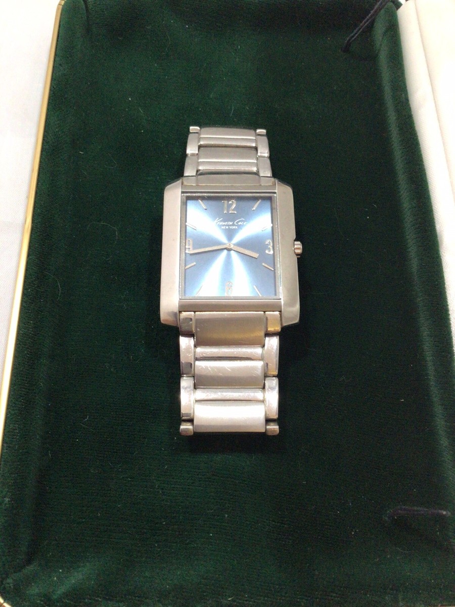 Vintage Kenneth Cole Unisex Watch Kenneth Cole Ladies Gold Plated White Dial Wrist Watch  main image 3