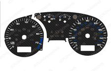 VW Golf Mk4 GTI Version 1 Carbon Dial Cards 8 Colours Gauges