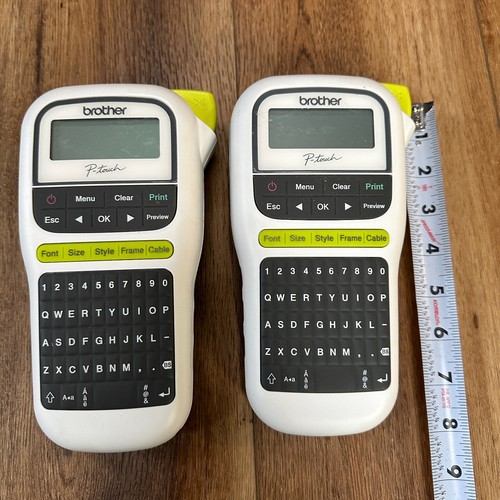 Lot of 2 Brother PT-H110 Easy Portable Label Maker PTH110 (VG or NOS Condition) - Picture 5 of 11