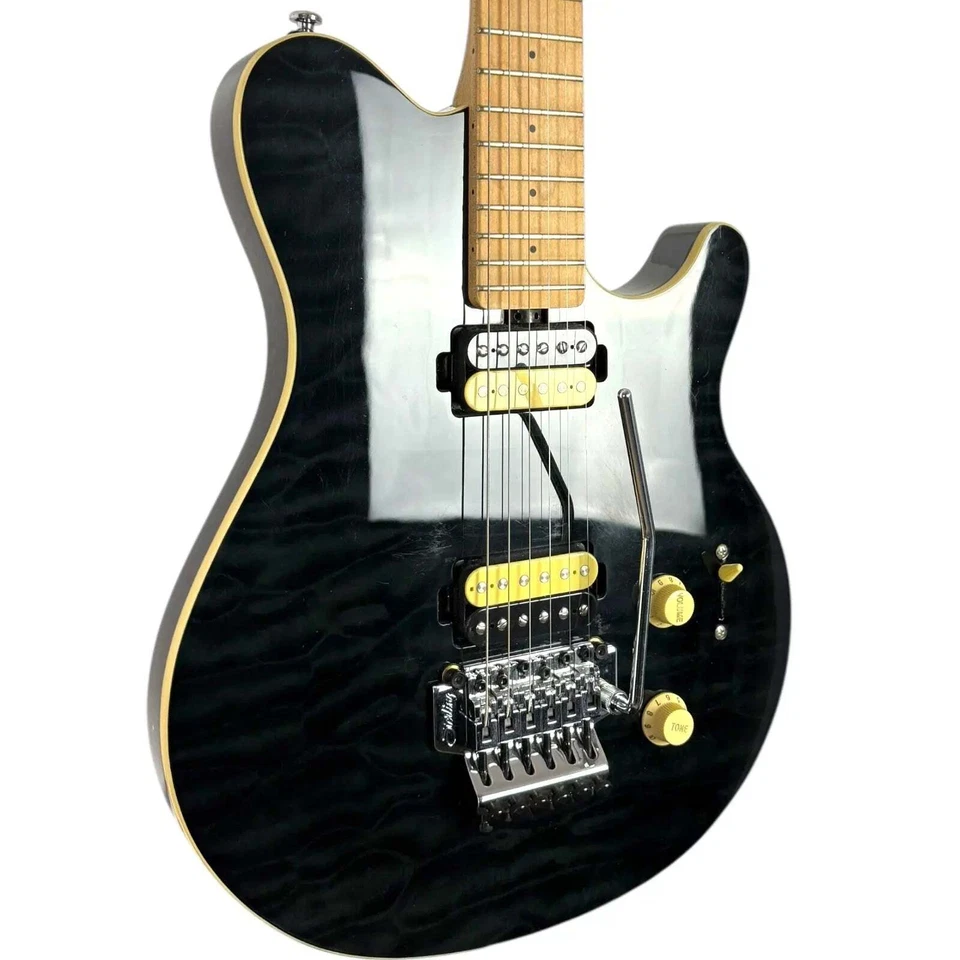 Sterling by MusicMan Serie SUB Eje FR - Negro Transparente Foto 2 de 4
