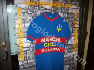 Vintage Cycling Jersey Maglia Ciclismo Bici Cicli Marchi Bologna