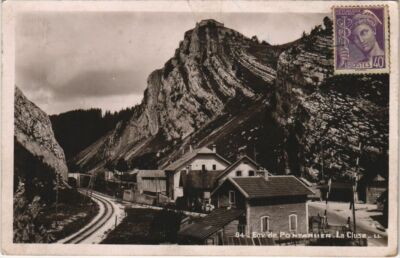 CPA LA CLUSE-et-MIJOUX Railway Scene - Environs de Pontarlier (1115016)