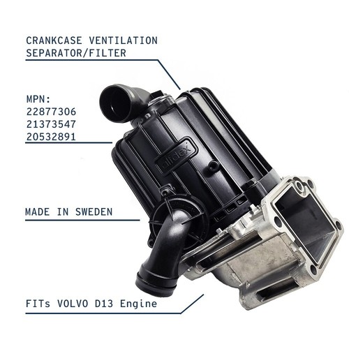 Separador de aceite de ventilación de cárter Volvo 22877306 21373547 pieza original OEM - Imagen 7 de 9