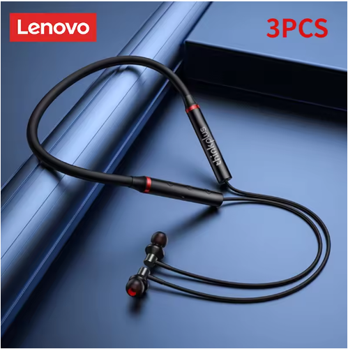 Lenovo HE05X Earphones Bluetooth 5.0 Wireless Neckband Sports Headphone Magnetic - Picture 4 of 4