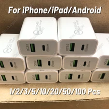 Wholesale 20W Fast Charger USB C Power Adapter Block For iPhone iPad Pro Samsung