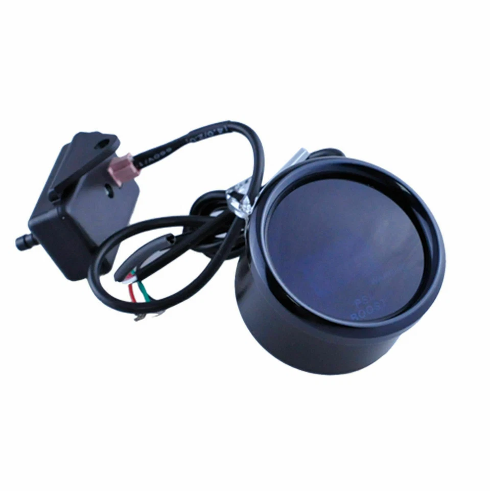 Kit Medidor Eléctrico Turbo Boost Digital 12V con Sensor para Coche 52mm 2" LCD 0~29 PSI Foto 4 de 4