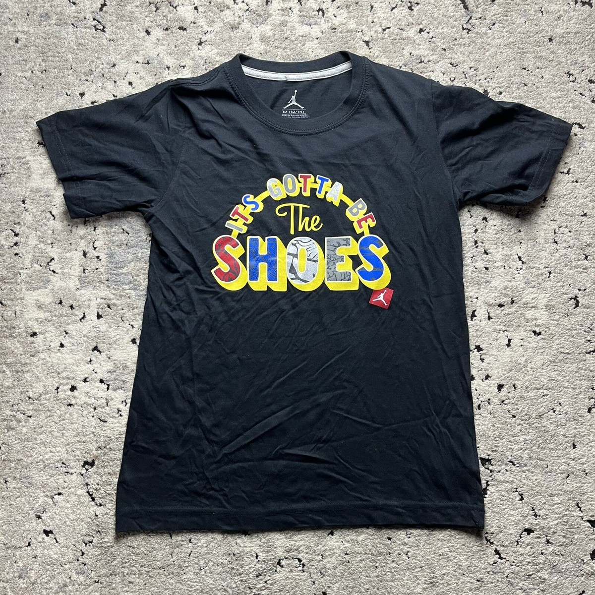 Nike Jordan Spizike “It’s Gotta Be The Shoes” T-Shirt Anthracite Kids Medium