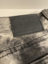 Lip Service CULT Smoke Skinny Jeans 28x30 Black Grey  White Alt Punk Goth